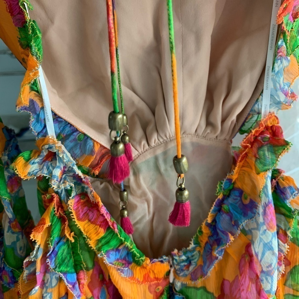 Zimmermann Riders Frill Mini Dress - Picture 7 of 13